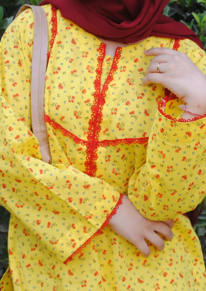 Yellow Red by Kaneez