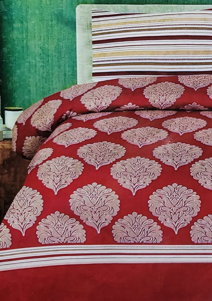 King Bedsheet set - Red Lining