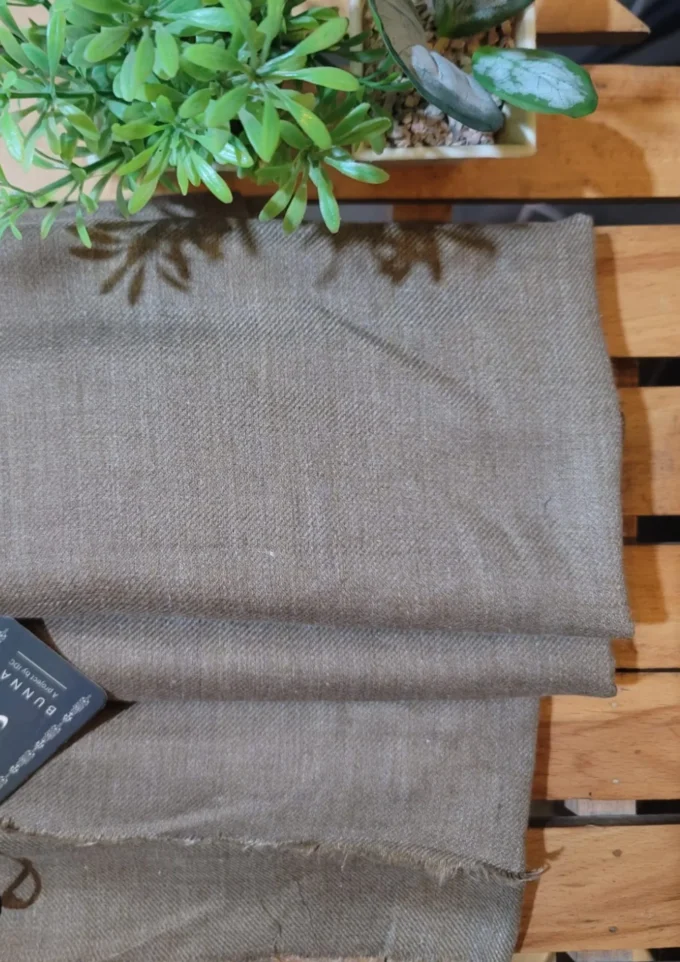 Winter simple chadar - Dark brown