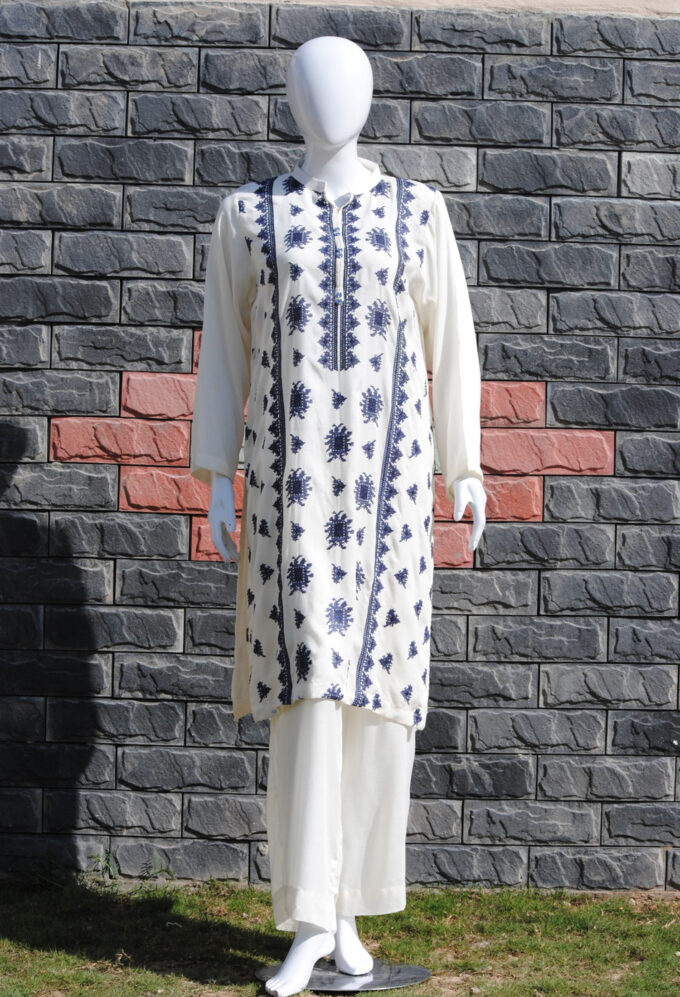 White & blue by Sana Peter