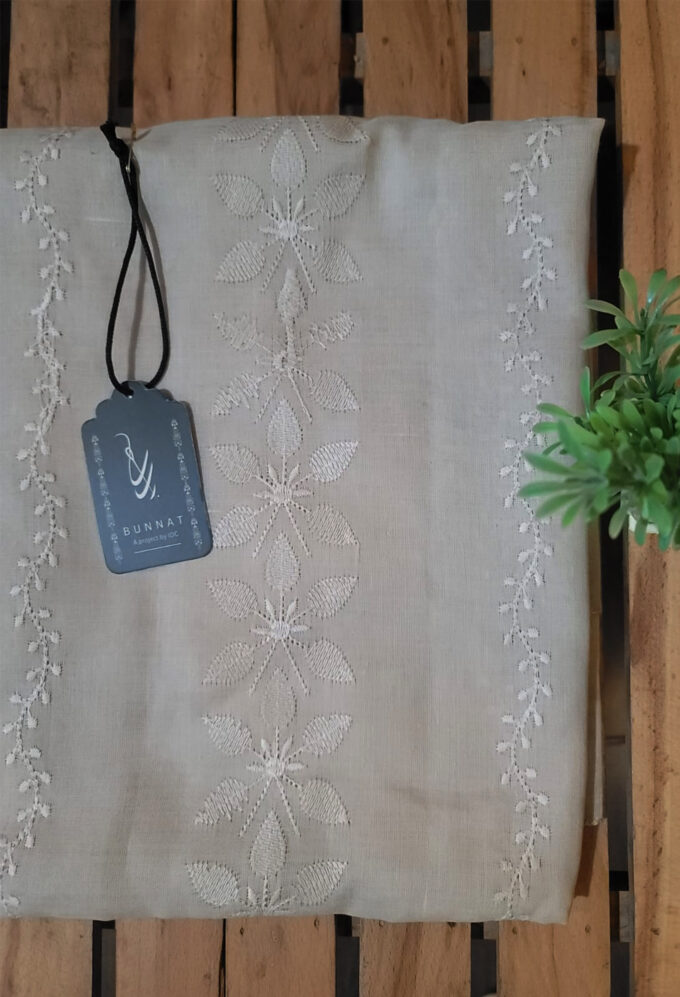 Light Skin Full Karhai Lawn Shawl for Summers