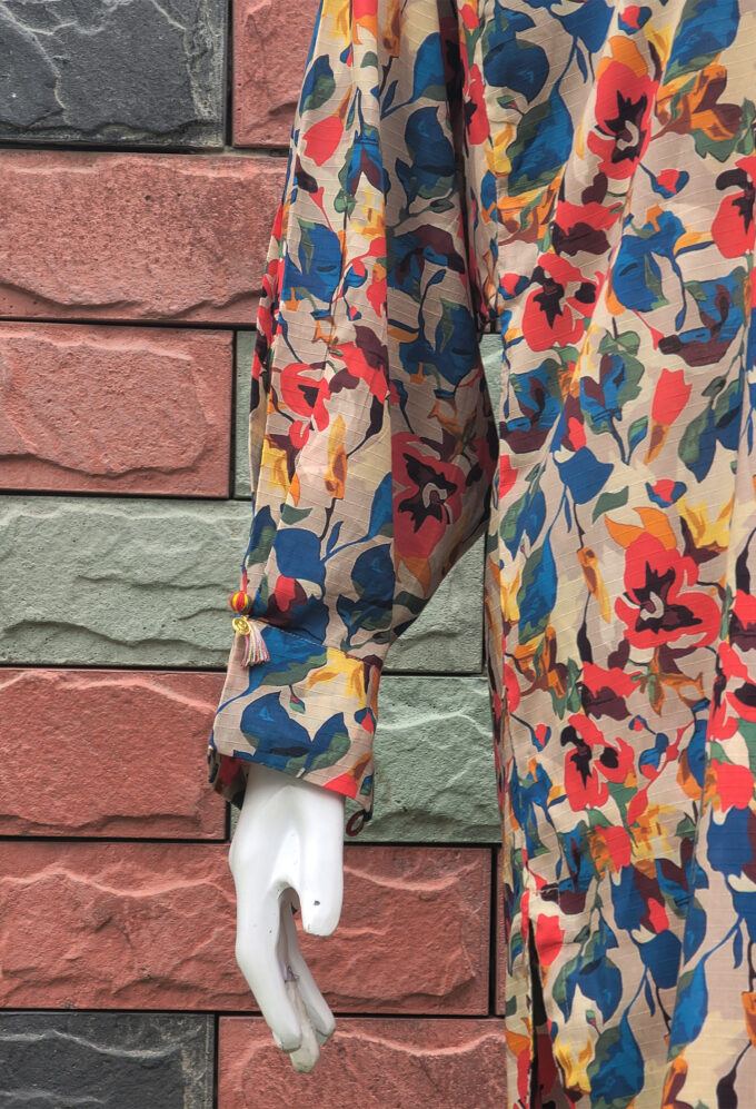 Multi Color Printed Doria Lawn